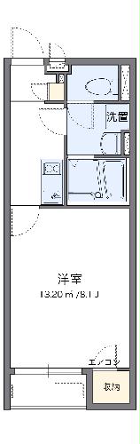 クレイノY52の間取り