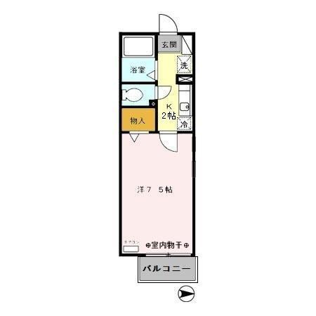 ソシアパートⅡの間取り