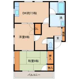 ファミリープラザCの間取り