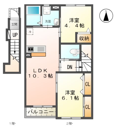 2/30 間取