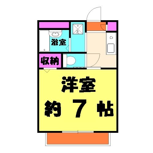ヤマダハイツの間取り