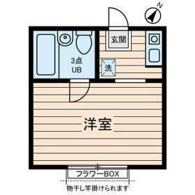 メゾン・ユマニテ・0203号室の間取り