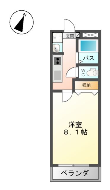 レジデンス・ウィロー Ⅱ の間取り