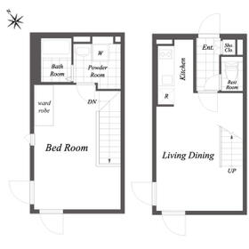ルクレ目黒不動前の間取り
