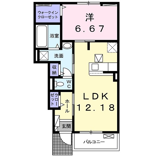 ココット ヤギの間取り