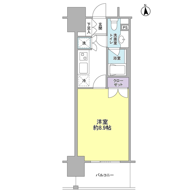 コンフォリア新宿御苑Ⅰの間取り