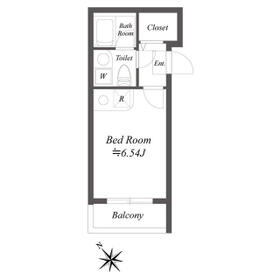 ルクレ三田の間取り