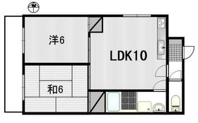 レジデンス伊都・201号室の間取り