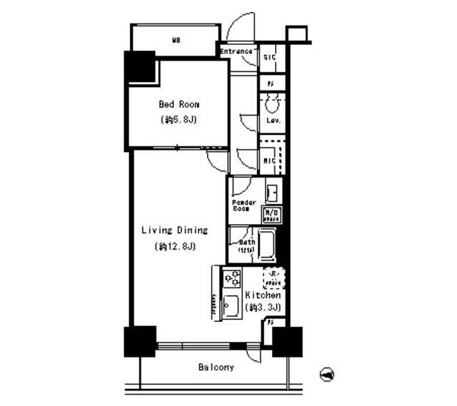 キャナルスクウェア豊洲の間取り
