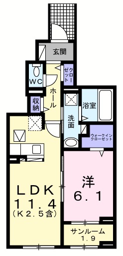 スフィーダの間取り