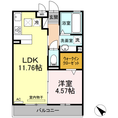 D-room吉津屋町の間取り