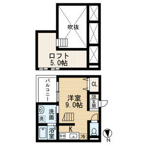 Altair高畑(アルテアタカバタ)の間取り