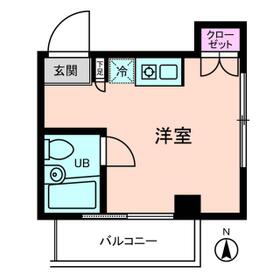 ダイヤモンドレジデンス西日暮里第三・0403号室の間取り