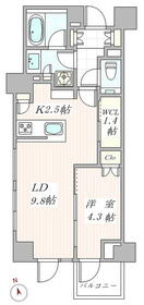 ブランズ六本木の間取り