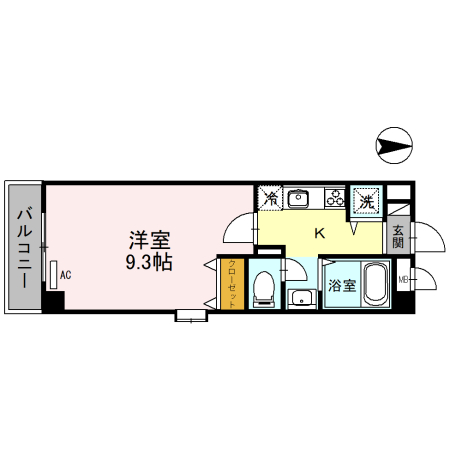 レジデンスの間取り