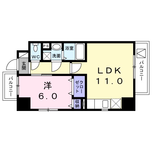 ベラ カーサ 江東の間取り