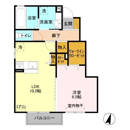 ヴィクトワール III Bの間取り