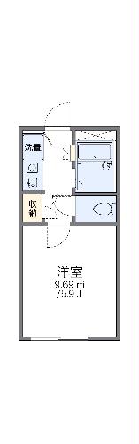レオパレス伊勢崎第2の間取り