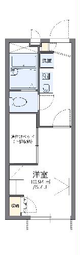 レオパレスオリザ田無の間取り