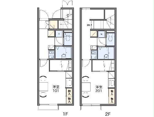 レオパレスプレミール友の間取り