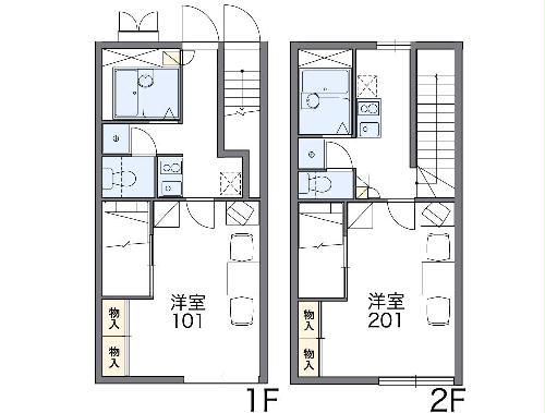 レオパレスウィング3の間取り
