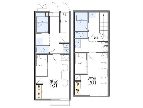 レオパレスエスパシオの間取り