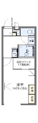 レオパレス壽Aの間取り