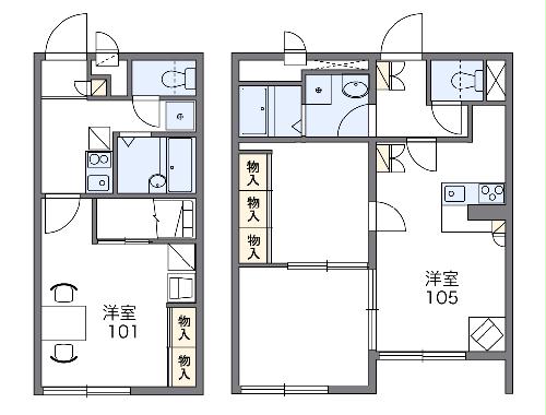 レオパレスアネックスの間取り
