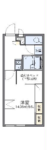レオパレス壽Bの間取り