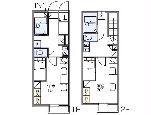 レオパレスKSSⅡの間取り
