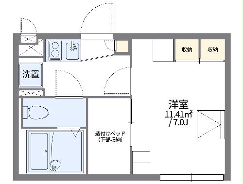 レオパレスPINOの間取り