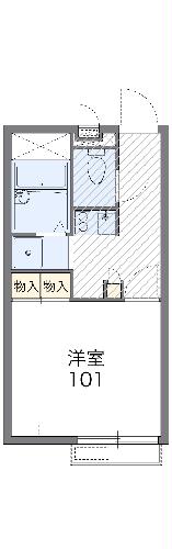 レオパレスT KブランドールⅡの間取り