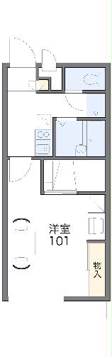 レオパレスアゼリアKの間取り