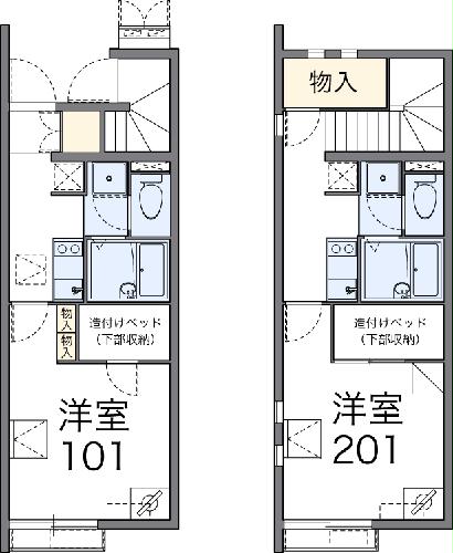 レオネクストサーフサイド海誠の間取り
