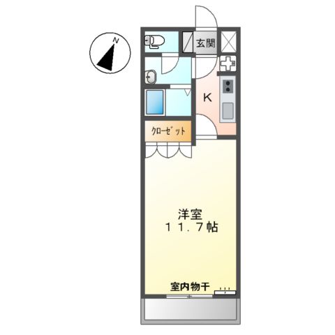 カサ・ベルデⅡの間取り