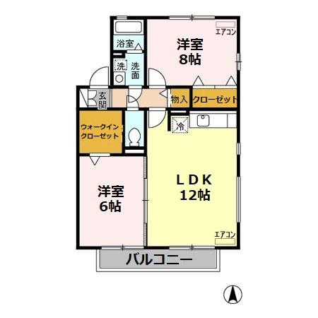 プレミールの間取り