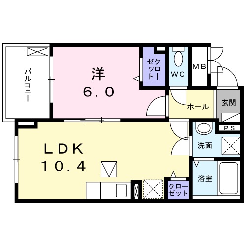 ココプラザ神原の間取り