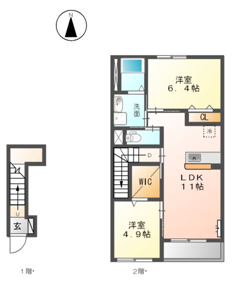 FeliceⅢ(フェリーチェⅢ)の間取り