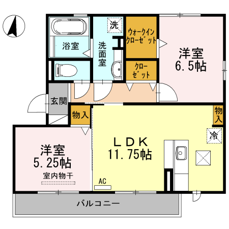 マーズクリスタルの間取り