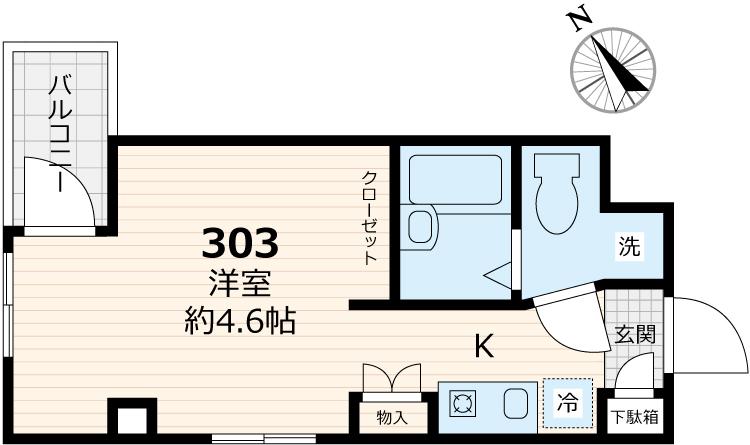 クララハウスの間取り