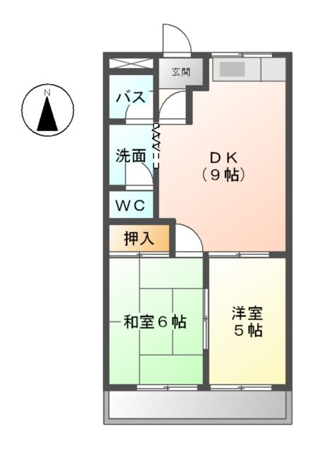 メゾン栄の間取り
