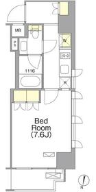 オルサス西日暮里の間取り