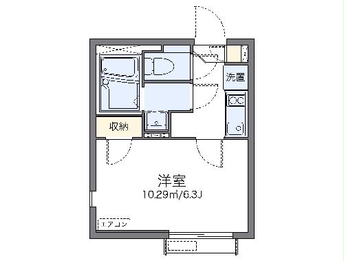 レオネクストあさひの間取り