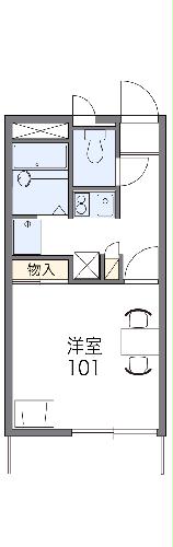 レオパレスヴェステングッチの間取り