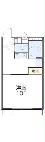 レオパレスモーニングライトの間取り
