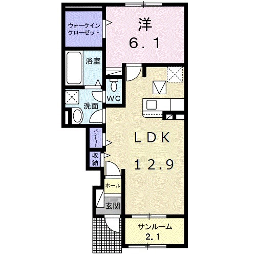 ブロッサム ヒルズの間取り