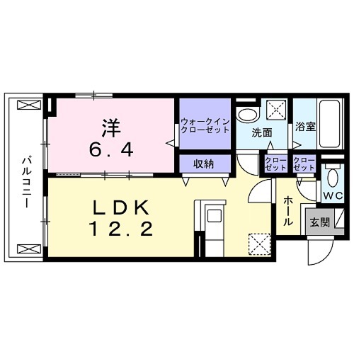 ラ・ソルティ-の間取り