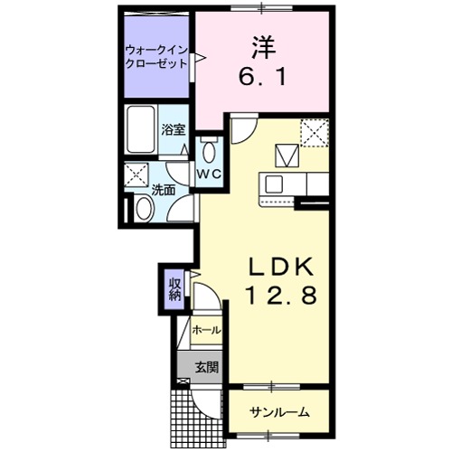 ラ エストレーヤ Cの間取り