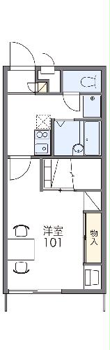 レオパレスカルマーレの間取り