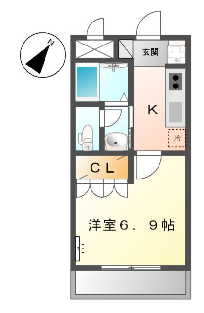 コンフォール・戸手の間取り